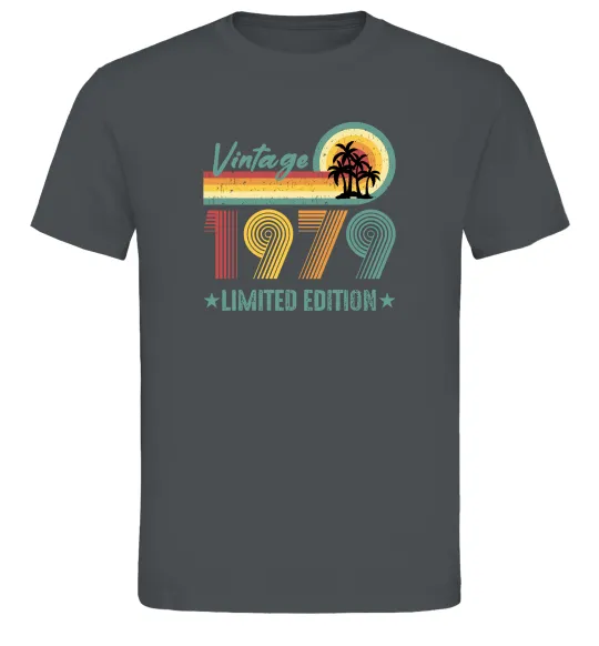 Мужская футболка Vintage 1979 Графит фото