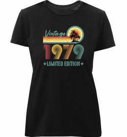 Женская премиум футболка Vintage 1979