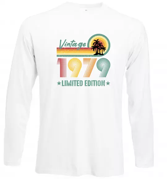 Лонгслив Vintage 1979 Белый фото