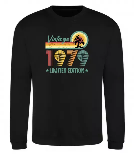 Світшот Vintage 1979 Чорний фото