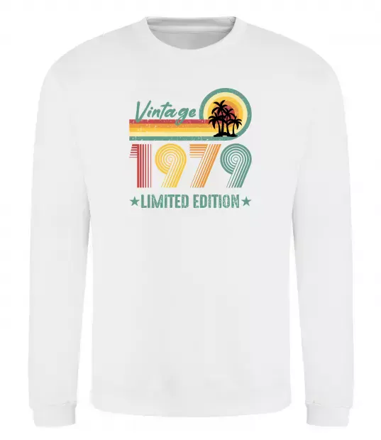 Світшот Vintage 1979 Білий фото