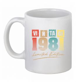 Чашка керамическая Vintage 1981