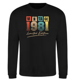 Свитшот Vintage 1981 Черный фото