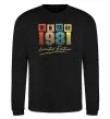 Свитшот Vintage 1981 Черный фото