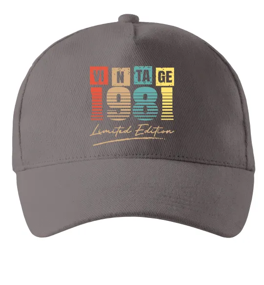 Кепка Vintage 1981 Серый фото