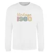 Світшот Vintage 1980 Білий фото