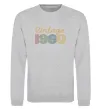 Світшот Vintage 1980 Сірий меланж фото