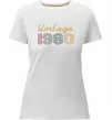 Женская премиум футболка Vintage 1980 Белый фото