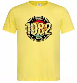 Мужская футболка Vintage 1982 Лимонный фото