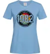 Жіноча футболка Vintage 1982 Блакитний фото