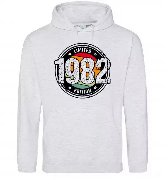 Жіноча толстовка (худі) Vintage 1982 Сірий меланж фото