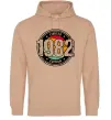 Жіноча толстовка (худі) Vintage 1982 Пісочний фото