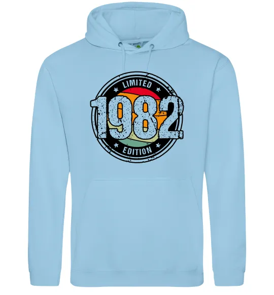 Жіноча толстовка (худі) Vintage 1982 Блакитний фото