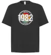Футболка Оверсайз Vintage 1982 Черный фото
