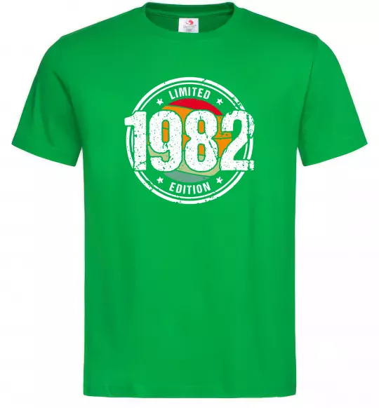 Мужская футболка Vintage 1982 Зеленый фото