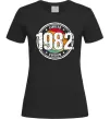 Жіноча футболка Vintage 1982 Чорний фото