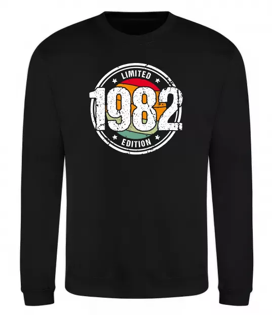 Світшот Vintage 1982 Чорний фото