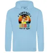 Мужская толстовка (худи) Vintage 1983 Голубой фото