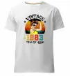 Чоловіча преміум футболка Vintage 1983 Білий фото