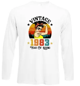 Лонгслив Vintage limited edition original parts Белый фото