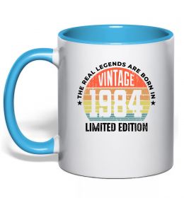 Чашка с цветной ручкой Vintage 1984 Чашка с цветной ручкой Vintage 1984