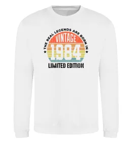 Свитшот Vintage 1984 Белый фото
