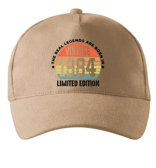 Кепка Vintage 1984 Пісочний фото