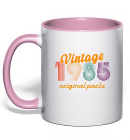 Чашка с цветной ручкой Vintage 1985