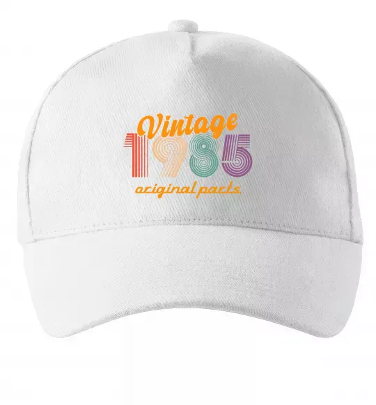 Кепка Vintage 1985 Білий фото