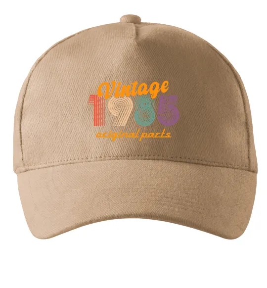 Кепка Vintage 1985 Песочный фото