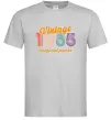 Мужская футболка Vintage 1985 Серый фото