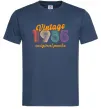 Мужская футболка Vintage 1985 Темно-синий фото