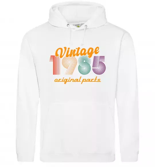 Жіноча толстовка (худі) Vintage 1985 Білий фото