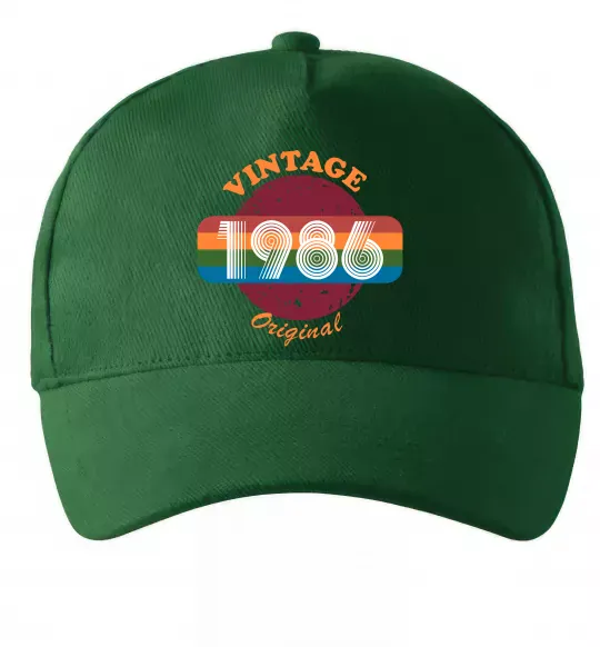 Кепка Vintage 1986 Темно-зелений фото