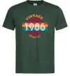 Мужская футболка Vintage 1986 Темно-зеленый фото