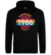 Женская толстовка (худи) Vintage 1986 Черный фото