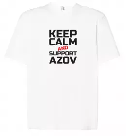 Футболка Оверсайз Азов Белый фото