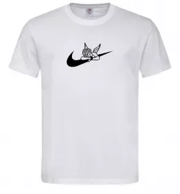 Мужская футболка Янголятко ВИШИВКА Белый фото