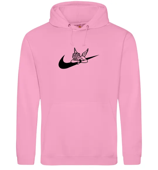 Мужская толстовка (худи) Янголятко ВИШИВКА Розовый фото