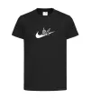 Детская футболка Янголятко ВИШИВКА Черный фото
