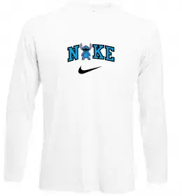 Лонгслив Стіч ВИШИВКА Белый фото