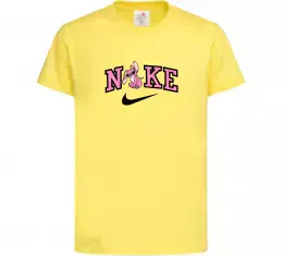 Дитяча футболка Енджел (Стіч) ВИШИВКА Лимонний фото