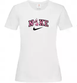 Женская футболка Енджел (Стіч) ВИШИВКА Белый фото