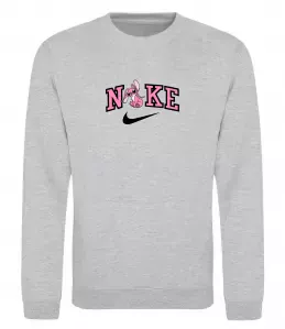 Свитшот Енджел (Стіч) ВИШИВКА Серый меланж фото