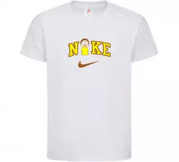 Детская футболка Морті Сміт ВИШИВКА Белый фото