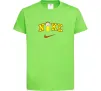 Дитяча футболка Морті Сміт ВИШИВКА Лаймовий фото