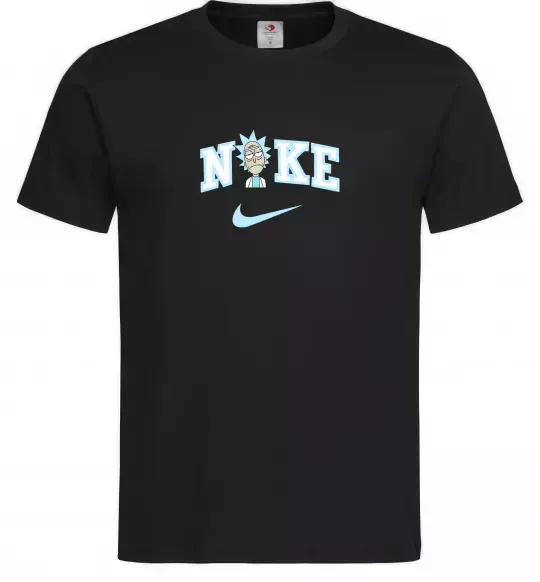 Чоловіча футболка Рік Санчез ВИШИВКА Чорний фото