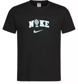 Мужская футболка Рік Санчез ВИШИВКА Черный фото