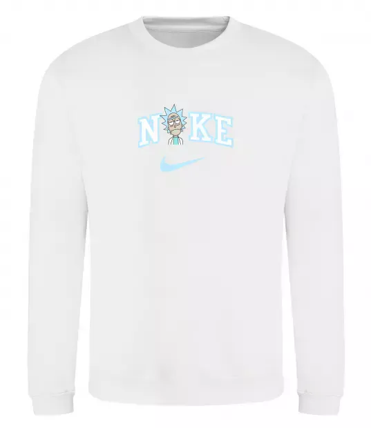 Свитшот Рік Санчез ВИШИВКА Белый фото