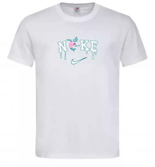 Мужская футболка Стихії вода ВИШИВКА Белый фото